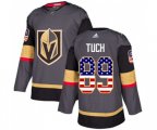 Vegas Golden Knights #89 Alex Tuch Authentic Gray USA Flag Fashion NHL Jersey