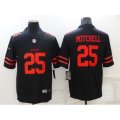 San Francisco 49ers #25 Elijah Mitchell Black Nike Scarlet Player Limited Jersey
