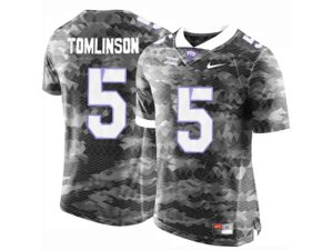 Men\'s TCU Horned Frogs LaDainian Tomlinson #5 College Limited Football Jersey - Grey