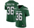 New York Jets #36 Doug Middleton Green Team Color Vapor Untouchable Limited Player Football Jersey