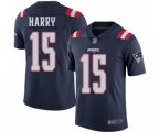 New England Patriots #15 N'Keal Harry Limited Navy Blue Rush Vapor Untouchable Football Jersey