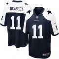 Dallas Cowboys #11 Cole Beasley Game Navy Blue Throwback Alternate NFL Jersey