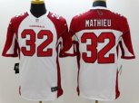Arizona Cardinals #32 Tyrann Mathieu white stitched nfl limited jersey