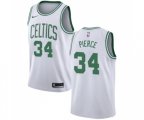 Boston Celtics #34 Paul Pierce Authentic White Basketball Jersey - Association Edition