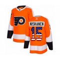 Philadelphia Flyers #15 Matt Niskanen Authentic Orange USA Flag Fashion Hockey Jersey