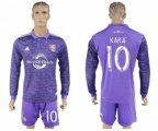 Orlando City SC #10 Kaka Home Long Sleeves Soccer Club Jersey