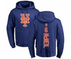 New York Mets #6 Jeff McNeil Royal Blue Backer Pullover Hoodie