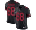 San Francisco 49ers #68 Mike Person Black Vapor Untouchable Limited Player Football Jersey