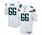 Los Angeles Chargers #66 Dan Feeney Game White Football Jersey