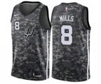 San Antonio Spurs #8 Patty Mills Swingman Camo NBA Jersey - City Edition