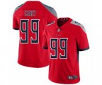 Tennessee Titans #99 Jurrell Casey Limited Red Inverted Legend Football Jersey