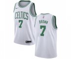 Boston Celtics #7 Jaylen Brown Swingman White Basketball Jersey - Association Edition