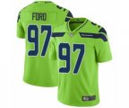 Seattle Seahawks #97 Poona Ford Limited Green Rush Vapor Untouchable Football Jersey