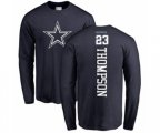 Dallas Cowboys #23 Darian Thompson Navy Blue Backer Long Sleeve T-Shirt