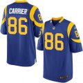 Los Angeles Rams #86 Derek Carrier Game Royal Blue Alternate NFL Jersey