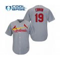 St. Louis Cardinals #19 Tommy Edman Authentic Grey Road Cool Base Baseball Player Jersey