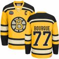 CCM Boston Bruins #77 Ray Bourque Premier Gold Winter Classic Throwback NHL Jersey