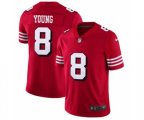 San Francisco 49ers #8 Steve Young Limited Red Rush Vapor Untouchable Football Jerseys
