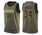 Denver Nuggets #34 Devin Harris Swingman Green Salute to Service NBA Jersey