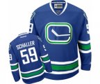 Vancouver Canucks #59 Tim Schaller Premier Royal Blue Third NHL Jersey