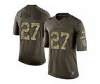 Denver Broncos #27 steve atwater army green[nike Limited Salute To Service][atwater]