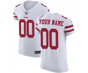 San Francisco 49ers Customized White Vapor Untouchable Custom Elite Football Jersey