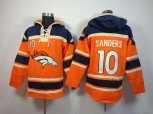 Denver Broncos #10 Emmanuel Sanders blue-orange[pullover hooded sweatshirt][sanders]
