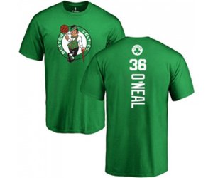 Boston Celtics #36 Shaquille O\'Neal Kelly Green Backer T-Shirt