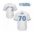 Toronto Blue Jays #70 Anthony Kay Authentic White Home Baseball Player Jersey