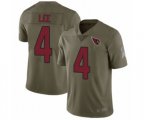 Arizona Cardinals #4 Andy Lee Limited Olive 2017 Salute to Service Football Jersey