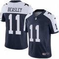 Dallas Cowboys #11 Cole Beasley Navy Blue Throwback Alternate Vapor Untouchable Limited Player NFL Jersey