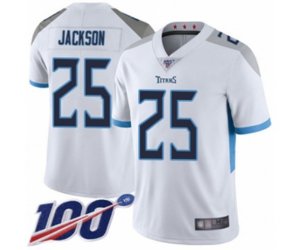 Tennessee Titans #25 Adoree\' Jackson White Vapor Untouchable Limited Player 100th Season Football Jersey