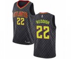 Atlanta Hawks #22 Cam Reddish Authentic Black Basketball Jersey - Icon Edition