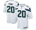 Seattle Seahawks #20 Rashaad Penny Game White Football Jersey