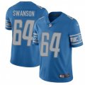Detroit Lions #64 Travis Swanson Limited Light Blue Team Color Vapor Untouchable NFL Jersey
