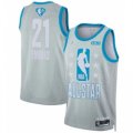 2022 All Star #21 Joel Embiid Blue Eastern Conference Gray Eastern Conference Basketball Jersey