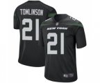 New York Jets #21 LaDainian Tomlinson Game Black Alternate Football Jersey