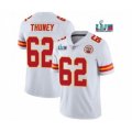 Kansas City Chiefs #62 Joe Thuney White Super Bowl LVII Patch Vapor Untouchable Limited Stitched Jersey