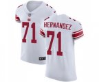 New York Giants #71 Will Hernandez White Vapor Untouchable Elite Player Football Jersey