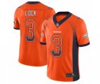 Denver Broncos #3 Drew Lock Limited Orange Rush Drift Fashion Football Jersey