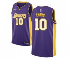 Los Angeles Lakers #10 Tyler Ennis Swingman Purple NBA Jersey - Statement Edition