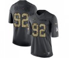 New England Patriots #92 James Harrison Limited Black 2016 Salute to Service Football Jersey