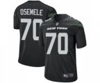 New York Jets #70 Kelechi Osemele Game Black Alternate Football Jersey
