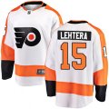 Philadelphia Flyers #15 Jori Lehtera Fanatics Branded White Away Breakaway NHL Jersey