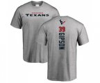 Houston Texans #39 Tashaun Gipson Ash Backer T-Shirt