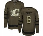 Calgary Flames #6 Dalton Prout Authentic Green Salute to Service Hockey Jersey