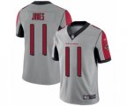 Atlanta Falcons #11 Julio Jones Limited Silver Inverted Legend Football Jersey