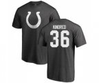Indianapolis Colts #36 Derrick Kindred Ash One Color T-Shirt