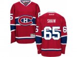 Montreal Canadiens #65 Andrew Shaw Authentic Red Home NHL Jersey