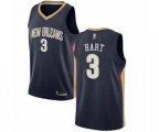 New Orleans Pelicans #3 Josh Hart Swingman Navy Blue Basketball Jersey - Icon Edition
